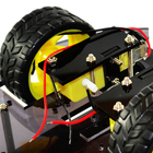 Van gelijkstroom 6V Arduino de Intelligente DIY Slimme Chassis van de de Autorobot voor Onderwijsprojecten