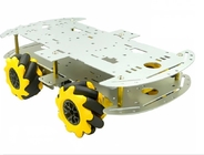 De Chassis van de de Robotauto van de aluminiumlegering RC met Mecanum-Wiel