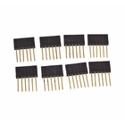 2.54mm 6 8 10 Pin Header Connector For Arduino beschermen Gouden Plateren