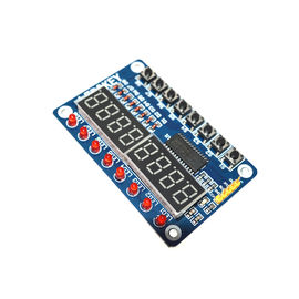 Digitale LEIDENE van met 8 bits van de fabrieksafzet gelijkstroom 12V Buisarduino TM1638 de Module Zeer belangrijke Vertoning met 8 bits van de de Sensormodule