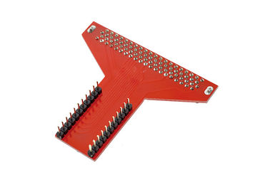 Milieuvriendelijke Elektronische Componenten Rode T Type Schildadapter voor Microbit