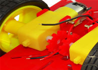 De Autorobot van Arduino van de twee Wielaandrijving Multi - Gat met Rode/Gele Kleur