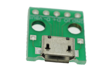 2.54mm van de de Sensormodule van Speldarduino de Micro USB om Vrouwelijk Contactdoosb onder te dompelen met het Solderen van Adapterraad