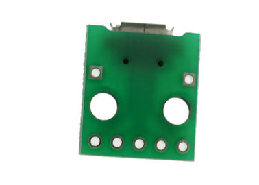 2.54mm van de de Sensormodule van Speldarduino de Micro USB om Vrouwelijk Contactdoosb onder te dompelen met het Solderen van Adapterraad