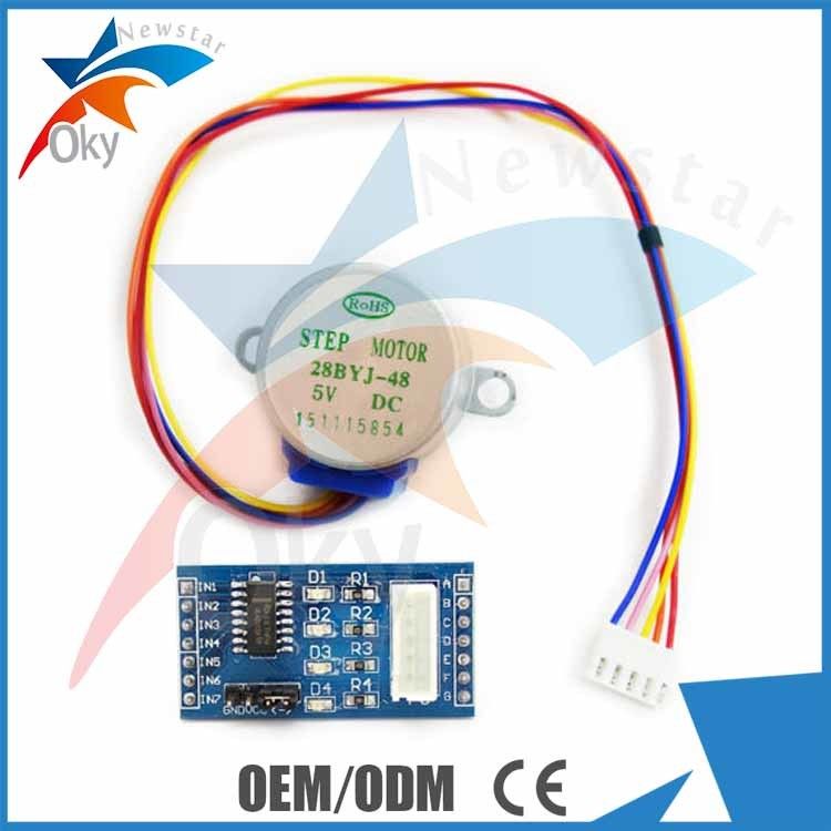 ULN2003 bestuurdersmodule voor Arduino, gelijkstroom-Stepper de Raad 5V 28BYJ -48 van de Motortest